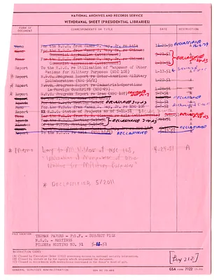 National Security Council Report 108, Report to the National Security Council by the Executive Secretary on Utilization of Manpower of Other Nations for Military Purposes