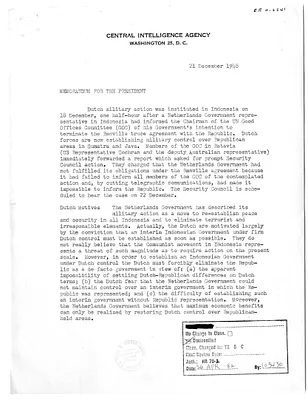 Memorandum from Rear Admiral R. H. Hillenkoetter to President Harry S. Truman, with Attachments