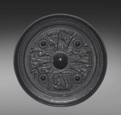 Mirror with Deities and Kings