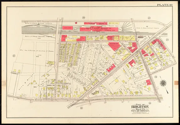 Atlas of the city of Boston, ward 25, Brighton