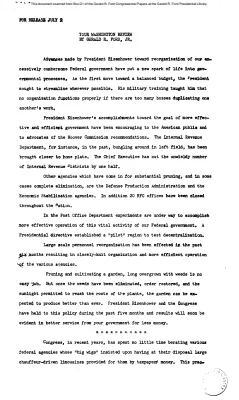 Ford Newsletter, July-Sept. 1953