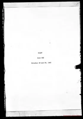 Volume 333, November 29 – November 30, 1940