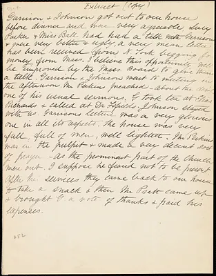 Extract of letter from Anne Warren Weston, [Weymouth, Mass.], [Dec. 4th, 1839 ]