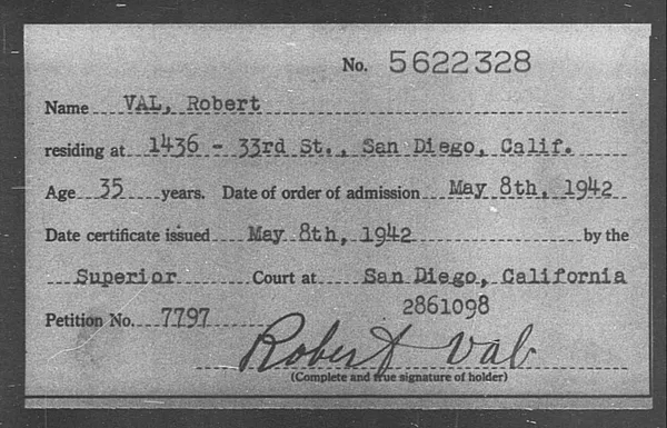 Val, Robert - 1942