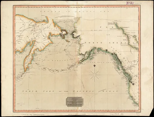 Chart of the Northern Passage between Asia & America