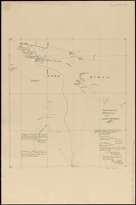The fifteenth section no. I. Lake Huron 1820 & 1822