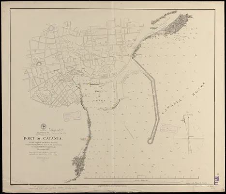 Mediterranean Sea, east coast of Sicily, Port of Catania