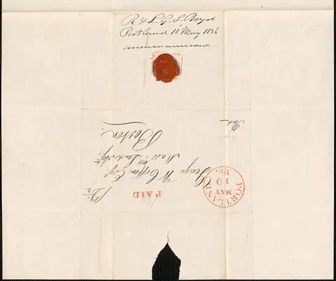 R&L Boyd to George Coffin, 18 May 1836