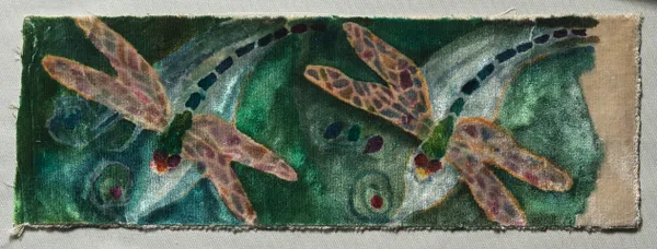 Stenciled Velvet