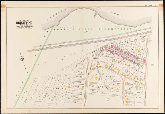 Atlas of the city of Boston, Brighton