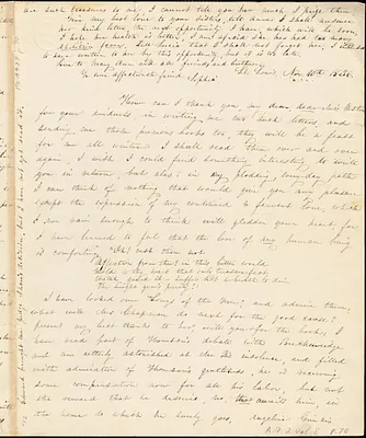 Letter, St. Louis, [Missouri], to Sophia Davenport, 1836 Nov[ember] 10