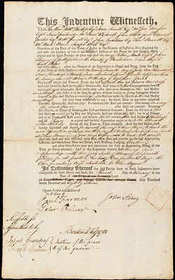 Mary Patten indentured to apprentice with John Strong of Pittsfield, 3 February 1783