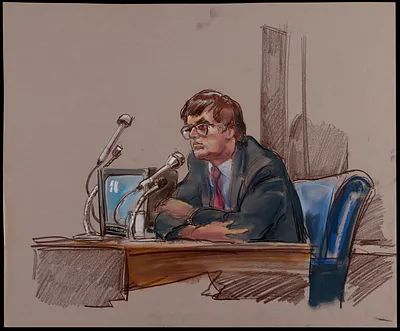 Courtroom scene