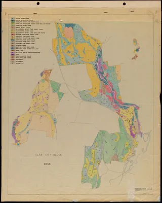 Slab City Block Soils Map - 1947