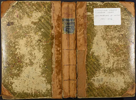Records of Declarations of Intention, 1851-1906