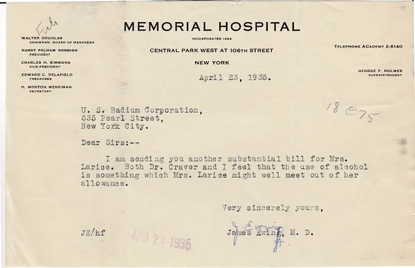 Letters Received, April 23, 1935