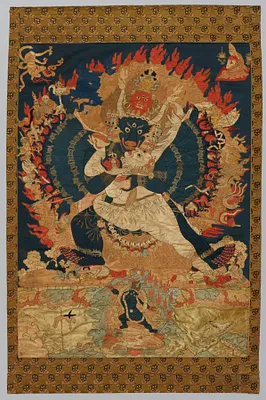 Yamantaka Vajrabhairava and consort Vajravetali