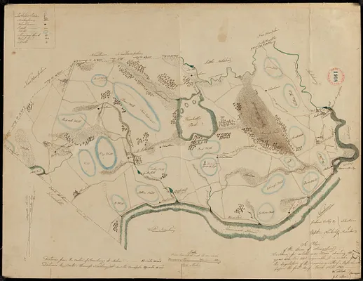 Plan of Amesbury made by W. Nichols and J. S. Morse, dated 1831
