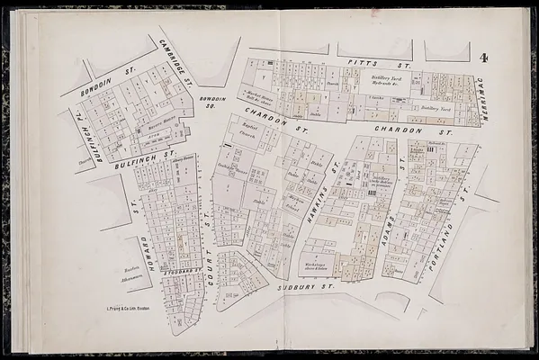 Plan of the city of Boston