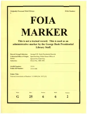 National Association of Realtors 11/10/89 [OA 3537] [3]