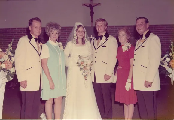 Wedding of Rod and Sheila Kann, 1973