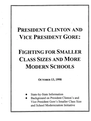 [Fighting for Smaller Class Sizes and More Modern Schools]