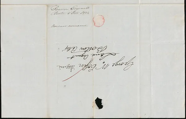 Pearson Cogswell to George Coffin, 5 October 1834