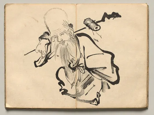 Fukurokuju from Ōkyo Picture Book