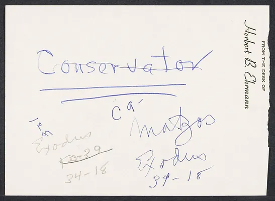Herbert Brutus Ehrmann Papers, 1906-1970. Sacco-Vanzetti. Part II, Chapter 18: Trial Overture. Box 6, Folder 6, Harvard Law School Library, Historical & Special Collections