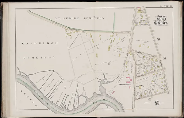 Atlas of the city of Cambridge, Massachusetts