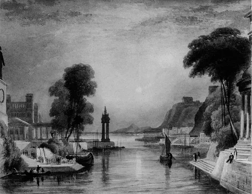 Landscape, probably a copy after Turner