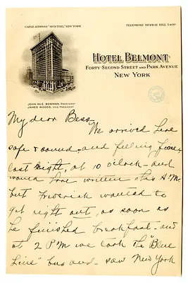 Letter from Madge Gates Wallace to Bess W. Truman