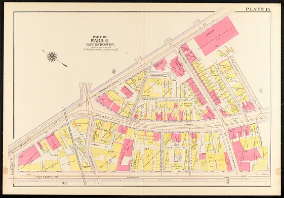 Atlas of the city of Boston, Charlestown and East Boston
