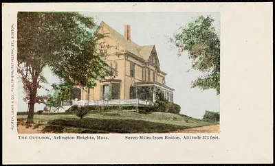The outlook, Arlington Heights, Mass. Seven miles from Boston. Altitude 373 feet