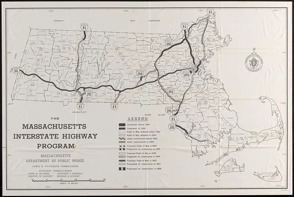 The Massachusetts interstate highway program