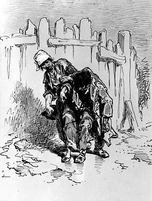 Woman Supporting a Man