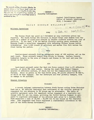 Memorandum, Daily Korean Bulletin