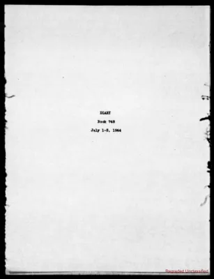 Volume 749, July 1 - July 3, 1944