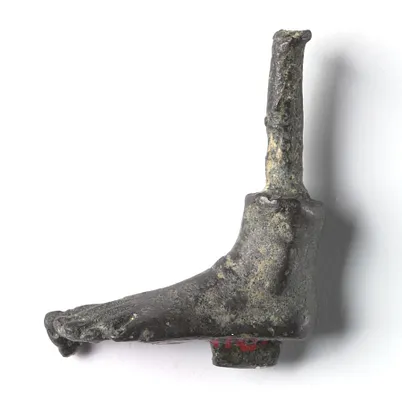 Bronze Mount from a "Shawabty Bundle": Left Foot
