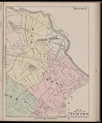 Atlas of the city of Newton, Massachusetts