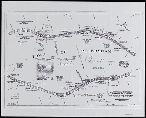 Quabbin Reservoir Plan 71 NO. S-31