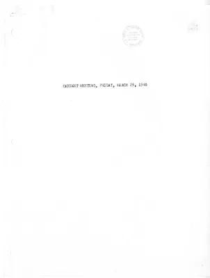 Cabinet Meeting Minutes