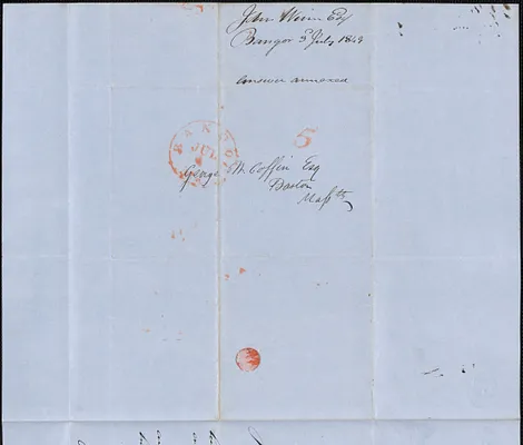 John Winn to George Coffin, 3 July 1849