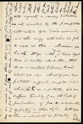 James, William, 1842-1910 fragment of autograph letter signed to Hugo Münsterberg, 27 August 1890