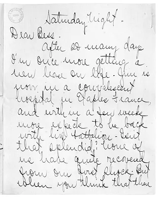 Letter from Arry M. Calhoun to Bess W. Truman