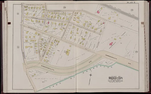 Atlas of the city of Boston, volume seven, Brighton, Mass.