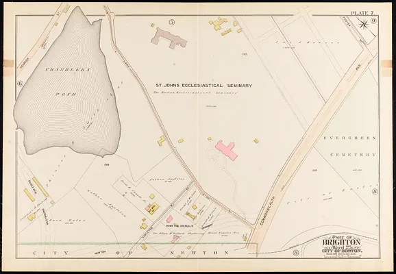 Atlas of the city of Boston, Brighton