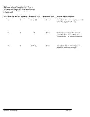 WHSF: Returned, 61-5