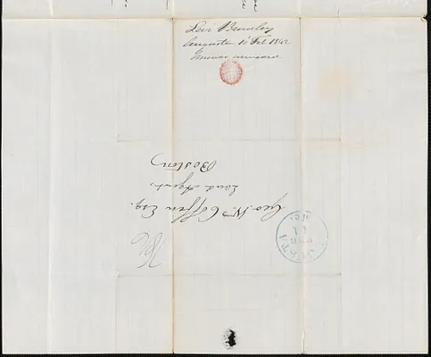 Levi Bradley to George Coffin, 10 February 1842