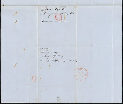 Ira Fish to George Coffin, 26 August 1845